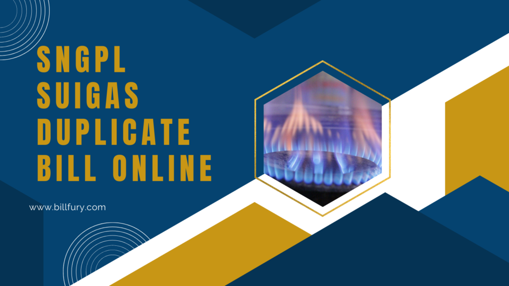 SNGPL Suigas Duplicate Bill